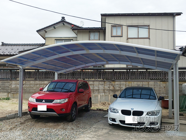 山形県酒田市ののカーポート レイナツインポートグラン　積雪〜20cm対応 施工例