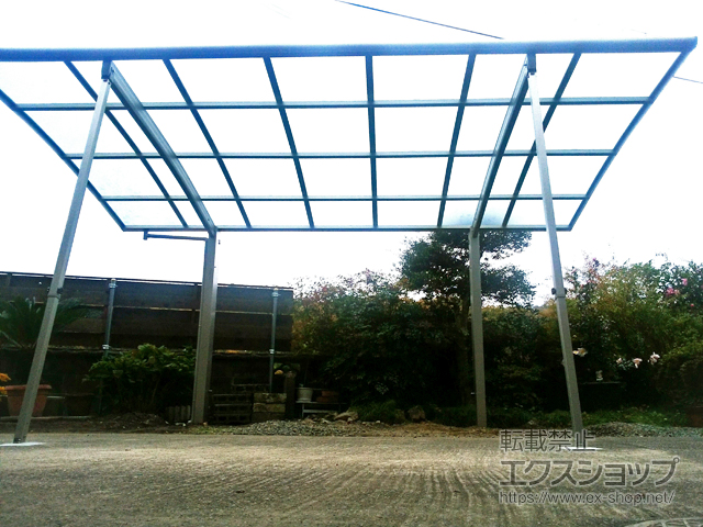 京都府船井郡京丹波町ののカーポート レイナポートグラン　積雪〜20cm対応 施工例