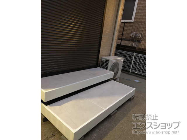 福岡県福岡市ののウッドデッキ タイルデッキ 施工例