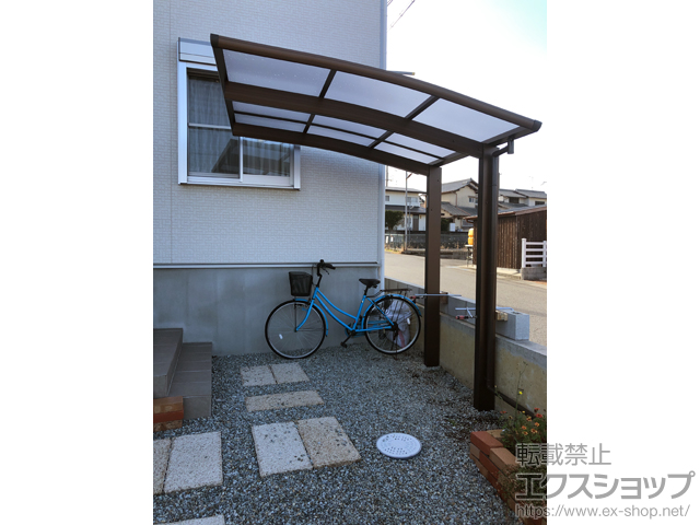 兵庫県加古郡稲美町ののサイクルポート・駐輪場 プレシオスポート ミニ 積雪〜20cm対応 施工例