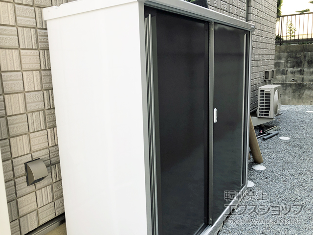 兵庫県神戸市のの物置・屋外倉庫 シンプリー 一般型 1740×615×1603 MJX-176D-PG 施工例