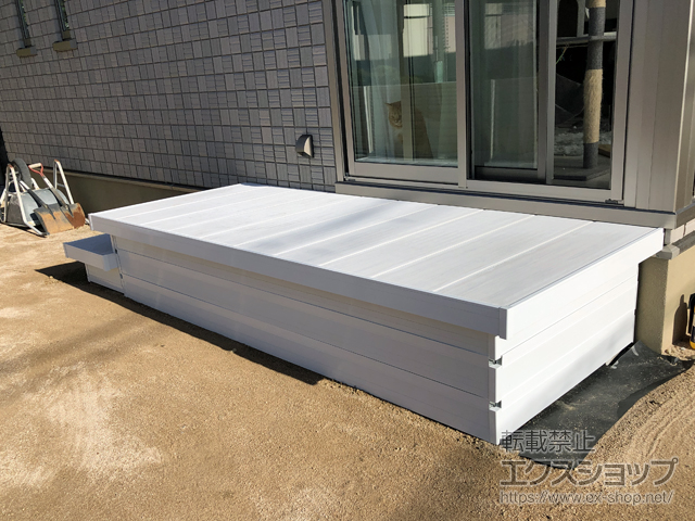 兵庫県神戸市ののウッドデッキ ガーデンフロア ラステラ 通常納まり 施工例