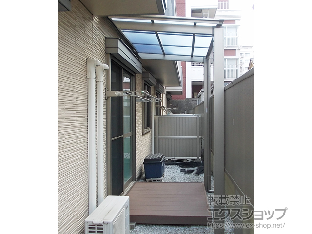 福岡県北九州市ののウッドデッキ マージウッドデッキ 施工例