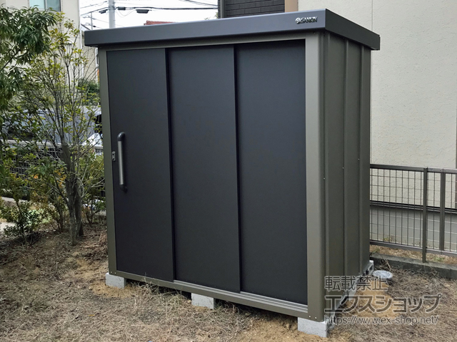 愛知県名古屋市のの物置・屋外倉庫 エスケーエイト SK8-70 一般型 1800×1200×1940 SK8-70-GK 施工例