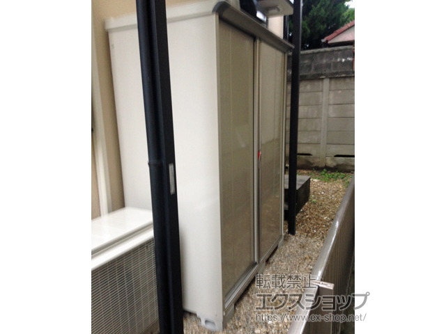 愛知県名古屋市のの物置・屋外倉庫 グランプレステージジャンプ 1488×750×1900（GP-157A-T） GP-157A-T-MW 施工例