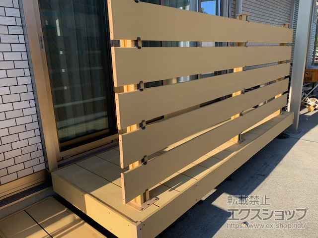 鹿児島県鹿児島市ののウッドデッキ 樹ら楽ステージ 施工例