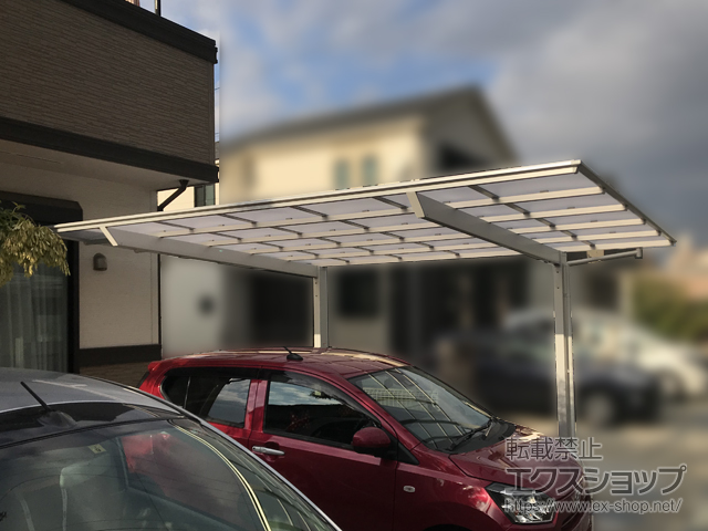 愛知県春日井市ののカーポート ソリッドポート 積雪〜20cm対応 施工例