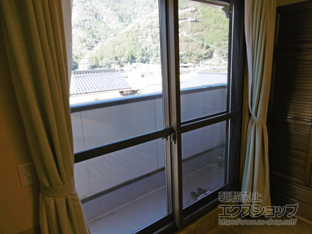 愛媛県北宇和郡鬼北町のの二重窓（内窓） プラマードU 引違い窓 2枚建 施工例