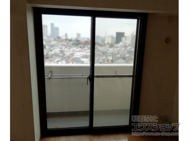 東京都豊島区のの二重窓（内窓） インプラス ダストバリア仕様 引違い窓 2枚建 施工例