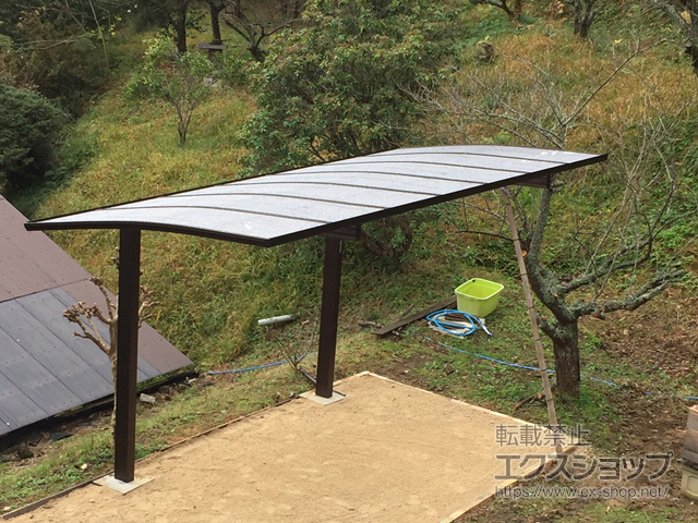 島根県大田市ののカーポート プレシオスポート 積雪〜20cm対応 施工例