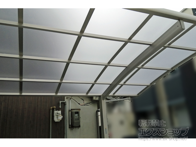 大阪府大阪市ののカーポート プレシオスポート 積雪〜20cm対応 施工例