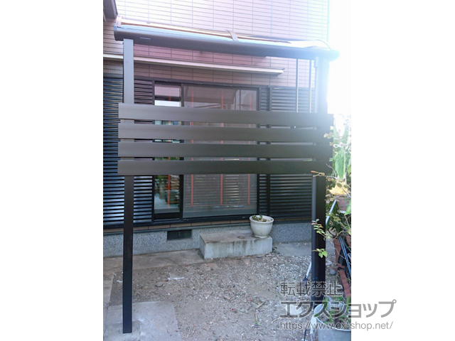 大阪府泉佐野市ののテラス屋根 ソラリア R型 テラスタイプ 単体 積雪〜20cm対応 施工例