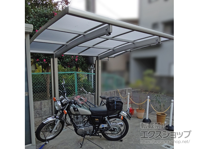 埼玉県さいたま市ののサイクルポート・駐輪場 プレシオスポート ミニ 積雪〜20cm対応 施工例