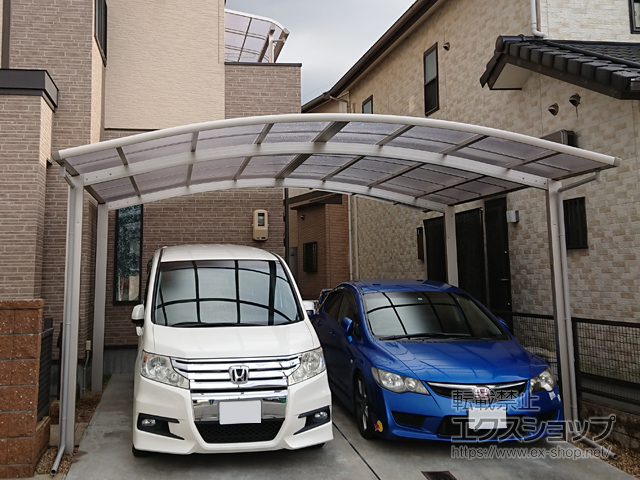 奈良県奈良市ののカーポート レイナツインポートグラン　積雪〜20cm対応 施工例