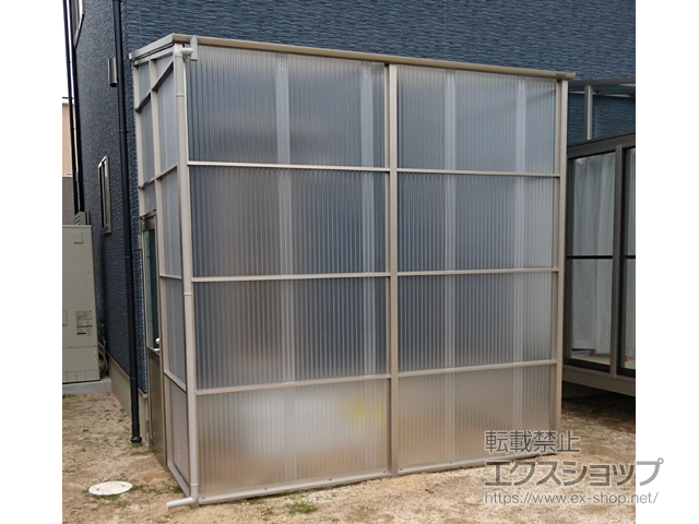 島根県出雲市ののストックヤード ストックヤードII 片側ドア付きタイプ 積雪〜20ｃｍ対応 施工例