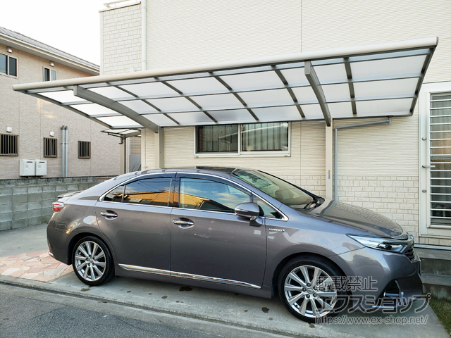愛媛県松山市ののカーポート プレシオスポート 積雪〜20cm対応 施工例
