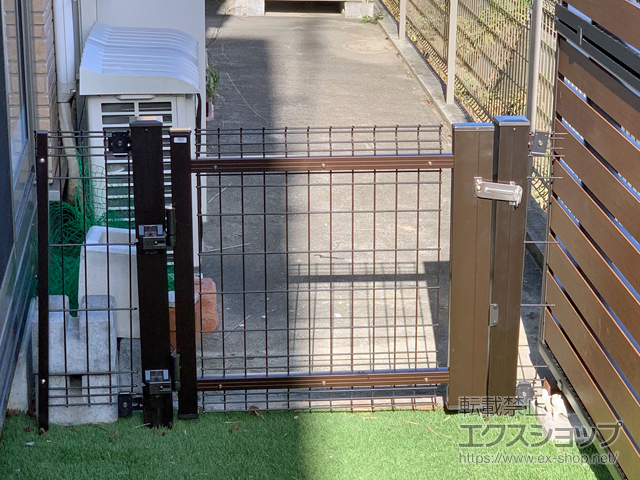 福島県相馬市のの門扉 ユメッシュHR型門扉 片開き 施工例