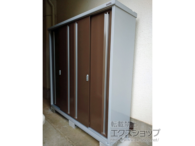 静岡県三島市のの物置・屋外倉庫 シンプリー 一般型 1940×515×1903 MJX-195E-TB 施工例