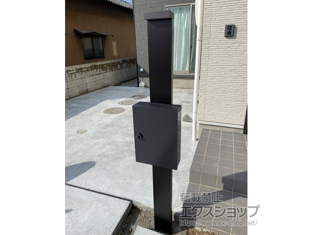 香川県木田郡三木町のの機能門柱・ポスト シンプレオ ポストユニット 1型 施工例