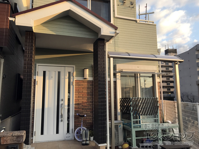 神奈川県横須賀市ののテラス屋根 ソラリア R型 テラスタイプ 単体 積雪〜20cm対応 施工例