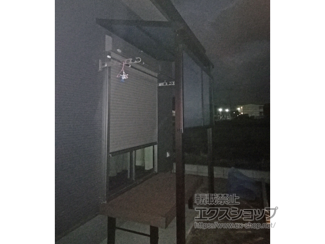熊本県菊池郡大津町ののテラス屋根 ソラリア F型 テラスタイプ 単体 積雪〜20cm対応 施工例