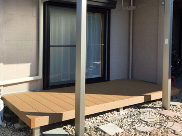 静岡県静岡市ののウッドデッキ マージウッドデッキ 施工例