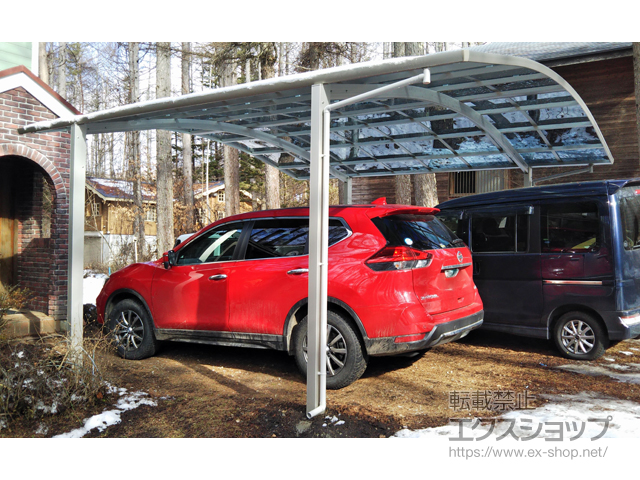 長野県茅野市ののカーポート レイナツインポートグラン　積雪〜20cm対応 施工例