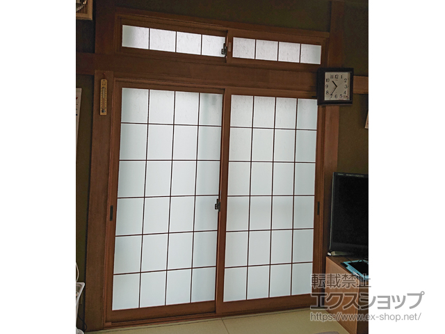 群馬県北群馬郡榛東村のの二重窓（内窓） インプラス ダストバリア仕様 引違い窓 2枚建 施工例