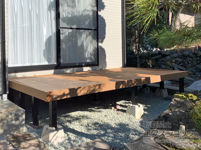 長野県長野市ののウッドデッキ リウッドデッキ 200 施工例