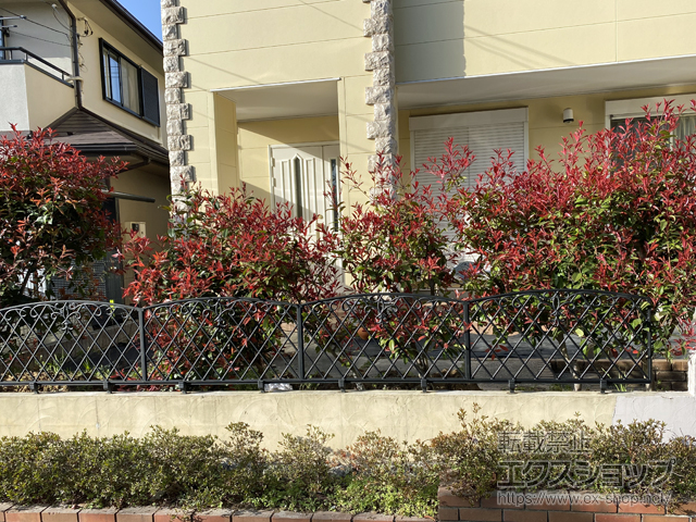 千葉県八千代市ののフェンス・柵 キャスモア1型　フリー支柱 施工例