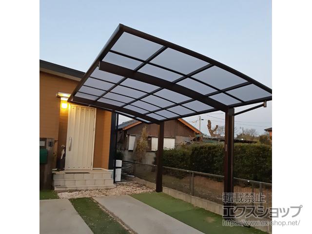 熊本県合志市ののカーポート プレシオスポート 積雪〜20cm対応 施工例