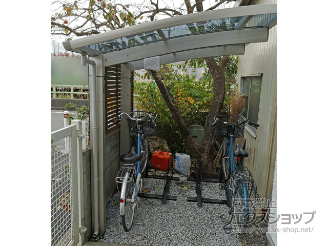 神奈川県相模原市ののサイクルポート・駐輪場 プレシオスポート ミニ 積雪〜20cm対応 施工例