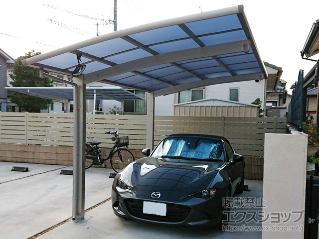 熊本県熊本市ののカーポート レイナポートグラン　積雪〜20cm対応 施工例