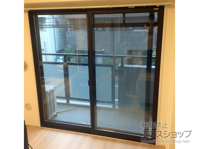 東京都豊島区のの二重窓（内窓） インプラス ダストバリア仕様 引違い窓 2枚建 施工例