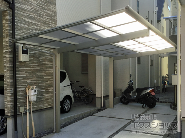 東京都足立区ののカーポート エフルージュグラン　積雪〜20cm対応 施工例