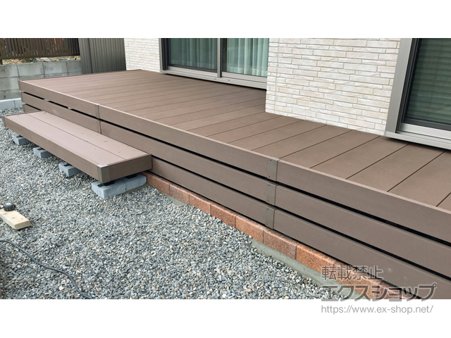 愛知県一宮市ののウッドデッキ リウッドデッキ 200 施工例