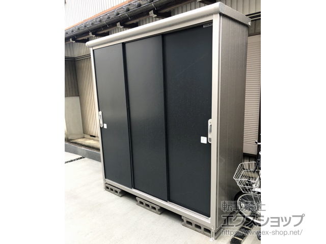 三重県桑名市のの物置・屋外倉庫 エスモ 一般型 1797×650×1959（ESE-1806A） ESE-1806A-SM 施工例