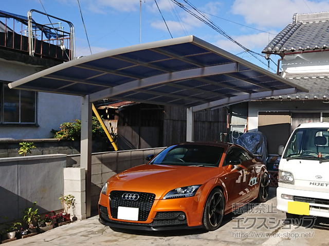 大阪府富田林市ののカーポート レイナポートグラン　積雪〜20cm対応 施工例