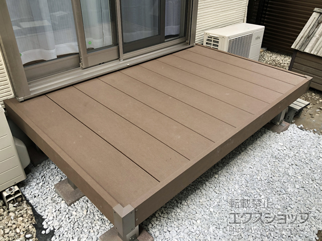 神奈川県横浜市ののウッドデッキ マージウッドデッキ 施工例