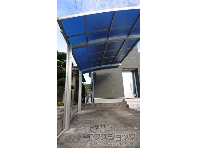長崎県大村市ののカーポート プレシオスポート 積雪〜20cm対応 施工例