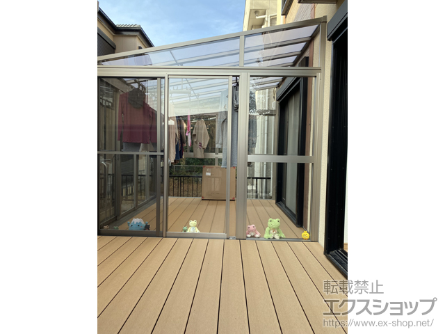 愛知県名古屋市ののウッドデッキ 樹ら楽ステージ 施工例