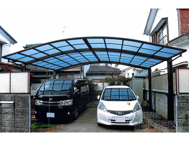 千葉県柏市ののカーポート レイナツインポートグラン　積雪〜20cm対応 施工例