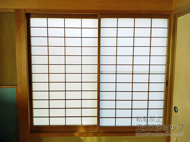 静岡県浜松市のの二重窓（内窓） インプラス ダストバリア仕様 引違い窓 2枚建 施工例