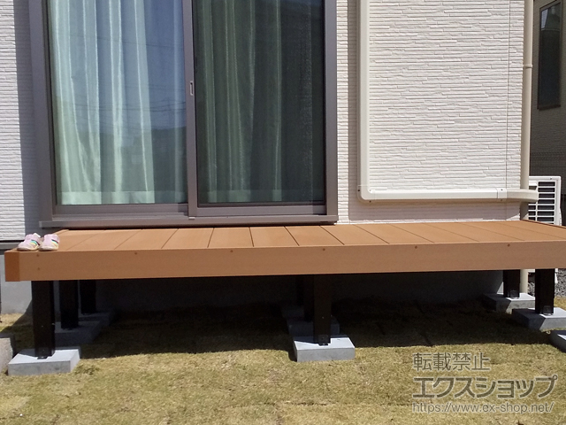 千葉県流山市ののウッドデッキ リウッドデッキ 200 施工例