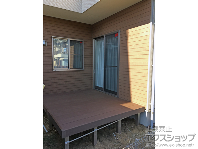 埼玉県川口市ののウッドデッキ リウッドデッキ 200 施工例