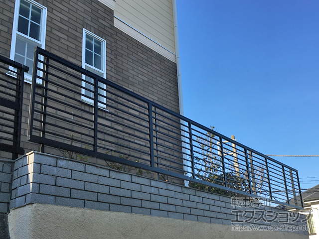 神奈川県横浜市ののフェンス・柵 プレスタフェンス 1型 細横桟 フリーポールタイプ 施工例