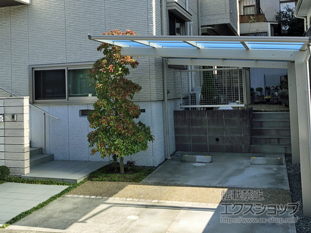 京都府亀岡市ののカーポート エフルージュグラン　積雪〜20cm対応 施工例