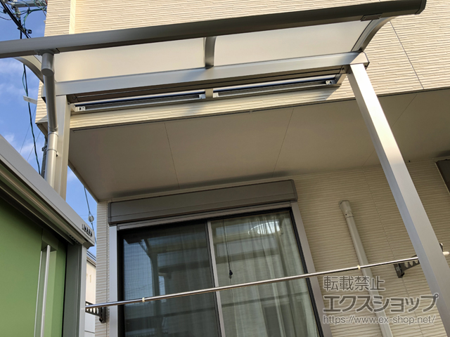 愛知県小牧市ののテラス屋根 ソラリア R型 テラスタイプ 単体 積雪〜20cm対応 施工例