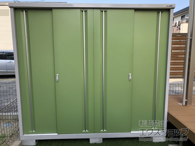 愛知県小牧市のの物置・屋外倉庫 シンプリー 一般型 2160×905×1903 MJX-219E-P-LG 施工例