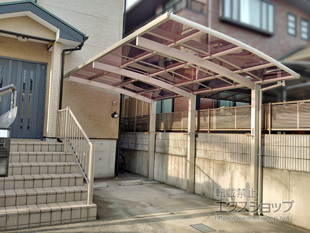 千葉県千葉市ののカーポート レイナポートグランZ　積雪〜20cm対応*柱3本仕様 施工例